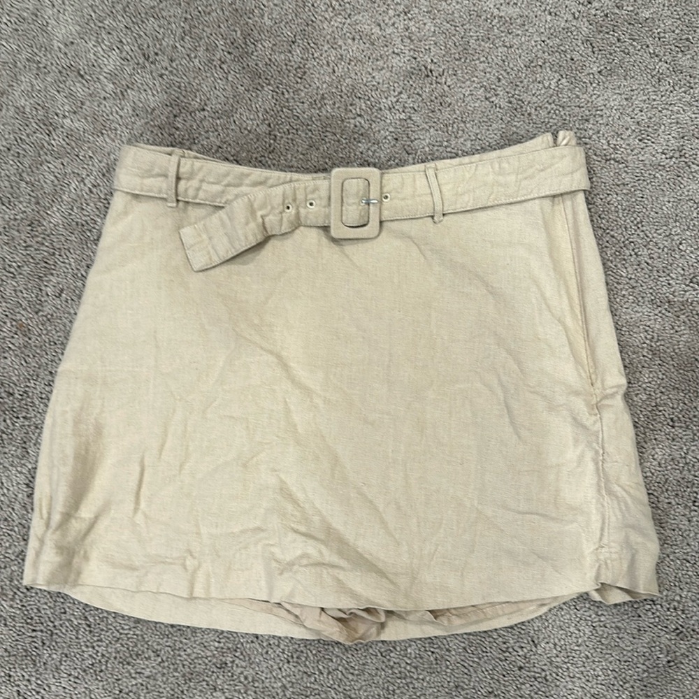 Abercrombie & Fitch Beige Mini Skirt